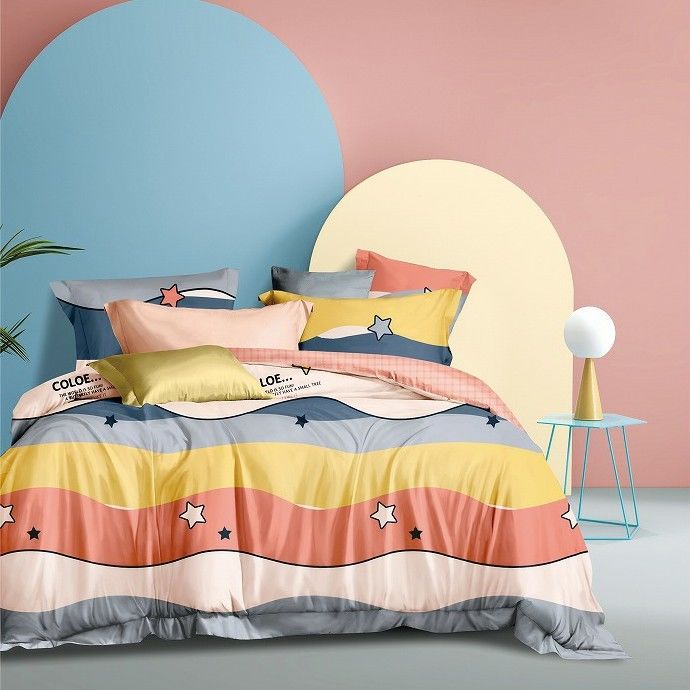 rey Size Bedding del algodón de los sistemas 4pcs 3pcs 100 del lecho del algodón de la impresión 100 de 3D Digitaces
