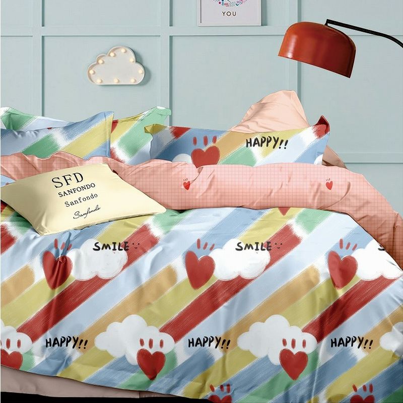 rey Size Bedding del algodón de los sistemas 4pcs 3pcs 100 del lecho del algodón de la impresión 100 de 3D Digitaces