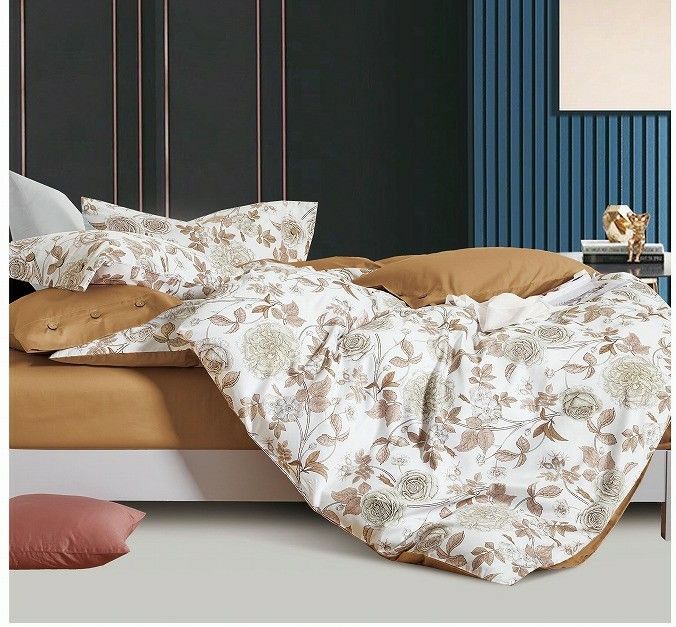 La sábana de 300 TC fijó a la reina 100% del algodón de Comfortor que el edredón de la cubierta del lecho fijó de encargo