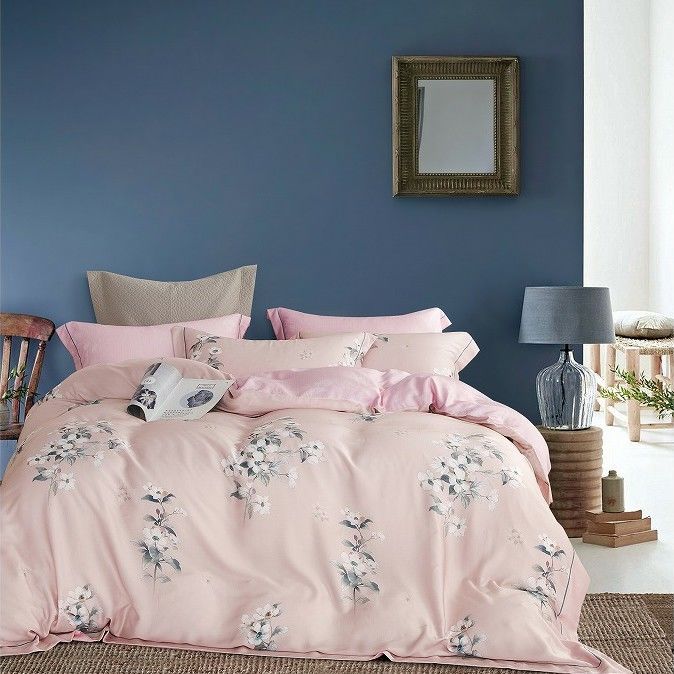 El consolador 100% de Tencel fijó el sistema floral colorido de la cubierta del edredón de 230TC Tencel